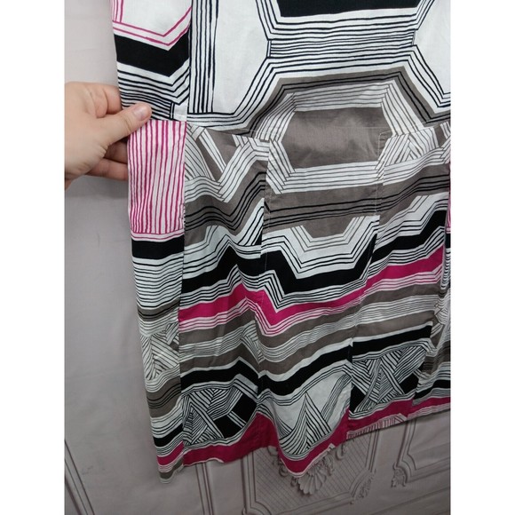 Robbie Bee Dress Women's SZ 10 Knit Sheath Button Accents Straps Back Zipper EUC - Picture 7 of 16